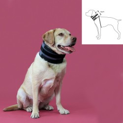 Collarín Cervical para Perros KVP Negro (9-36 cm)