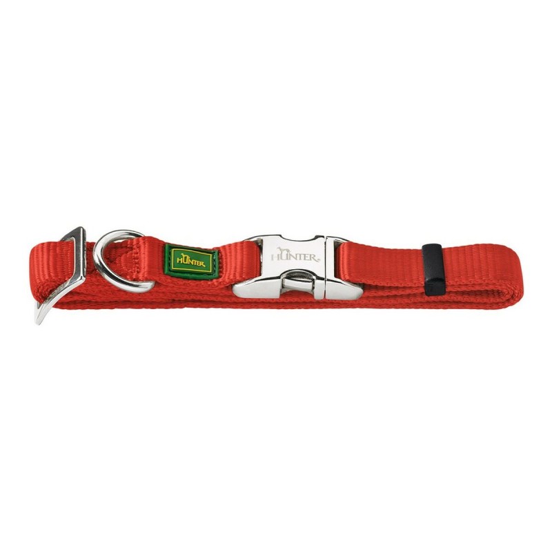 Collar para Perro Hunter Basic Alu-Strong Rojo Talla L (45-65 cm)