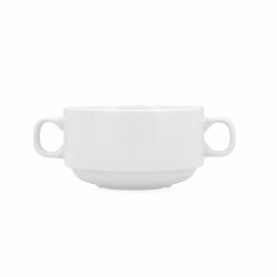 Tazas para Consomu00e9 Bidasoa Glacial Blanco 300 ml (6 Unidades) (Pack 6x)