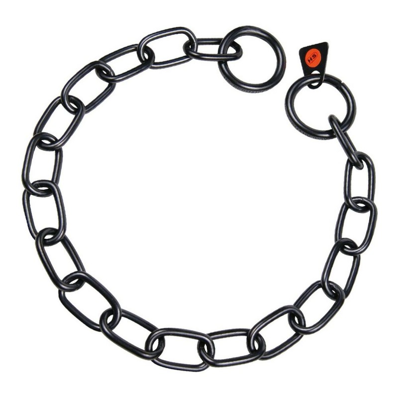 Collar para Perro Hs Sprenger Negro 3 mm Eslabones Semi-Largo (61 cm)