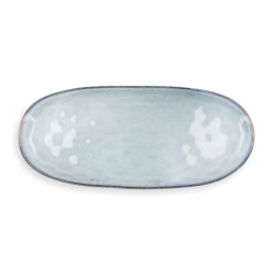 Fuente de Cocina Quid Boreal Azul Ceru00e1mica 36 x 16 cm (2 Unidades) (Pack 2x)