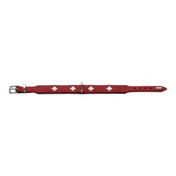 Collar para Perro Hunter Swiss Rojo/Negro (35-39.5 cm)