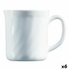 Taza Luminarc Trianon Blanco Vidrio 290 ml (6 Unidades) (Pack 6x)