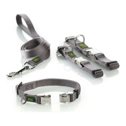 Collar para Perro Hunter Alu-Strong Gris Talla S (30-45 cm)