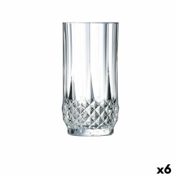 Vaso Cristal du2019Arques Paris Longchamp Transparente Vidrio (28 cl) (Pack 6x)