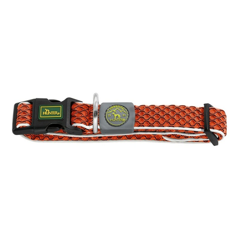 Collar para Perro Hunter Basic Hilo Naranja Talla M Orange (33-50 cm)