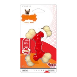 Mordedor de perro Nylabone Extreme Chew Doble Bacon Talla XL Nylon Termoplástico