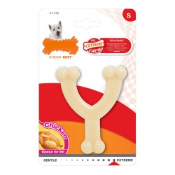 Mordedor de perro Nylabone Extreme Chew Wishbone Talla S Pollo Nylon