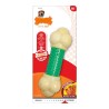 Mordedor de perro Nylabone Extreme Chew Double Action Bacon Menta 2 en 1 Goma Talla XL Nylon