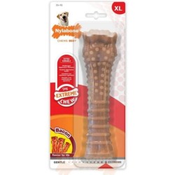 Mordedor de perro Nylabone Dura Chew Bacon Talla XL Nylon