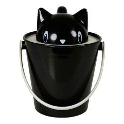 Cubo contenedor United Pets Negro Gato