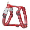 Arnés para Perro Red Dingo Rojo Hueso Reflectante 37-61 cm