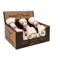 Snack para Perros Gloria Snackys Rawhide 20-23 cm Nudo 6 Unidades