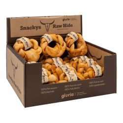 Snack para Perros Gloria Snackys Rawhide Miel 12 cm Donut Trenzado