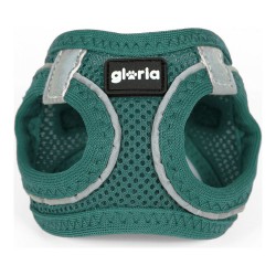 Arnés para Perro Gloria Air Mesh Trek Star Ajustable Turquesa Talla XXXS (18-20 cm)