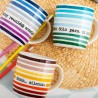 Taza Mug Quid 4u Multicolor Ceru00e1mica 330 ml (12 Unidades) (Pack 12x)