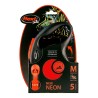 Correa para Perro Flexi NEW NEON 5 m Naranja Talla M