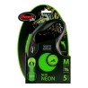 Correa para Perro Flexi NEW NEON 5 m Talla M Verde