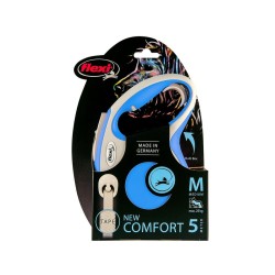 Correa para Perro Flexi New Comfort L Azul (5 m)