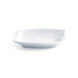 Plato Quid Gastro Fun Pequeu00f1o Blanco Ceru00e1mica 15,5 x 10 cm (12 Unidades) (Pack 12x)