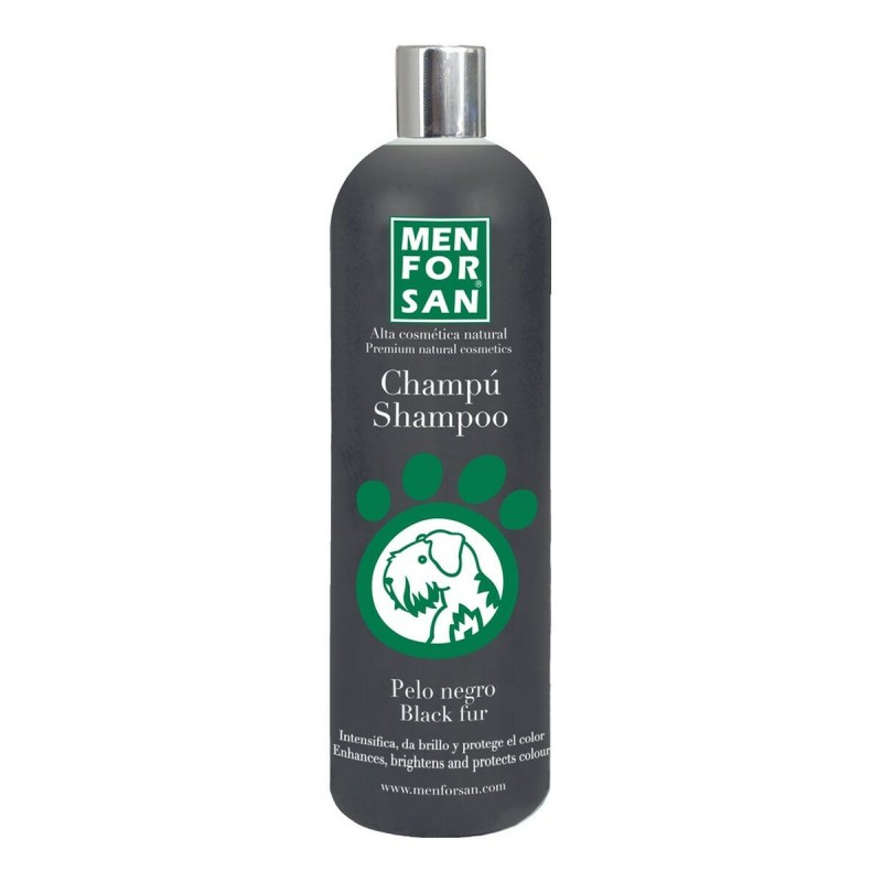 Champú para mascotas Menforsan 1 L Perro Cabello Oscuro