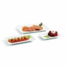 Plato Quid Gastro Fun Pequeu00f1o Blanco Ceru00e1mica 16,5 x 9,5 x 2 cm (6 Unidades) (Pack 6x)