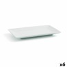 Plato Quid Gastro Fun Pequeu00f1o Blanco Ceru00e1mica 16,5 x 9,5 x 2 cm (6 Unidades) (Pack 6x)