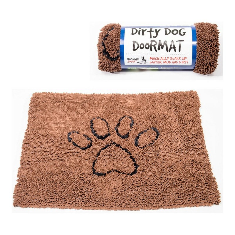 Alfombra para perros Dog Gone Smart Microfibras Marrón (79 x 51 cm)