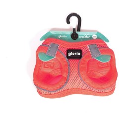 Arnés para Perro Gloria Air Mesh Trek Star Ajustable Rosa L (33,4-35 cm)