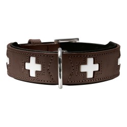 Collar para Perro Hunter Swiss Negro, marrón (24-28.5 cm)