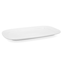 Fuente de Cocina Bidasoa Glacial Blanco Ceru00e1mica 36 x 21 cm (3 Unidades) (Pack 3x)