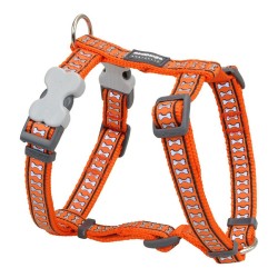 Arnés para Perro Red Dingo Hueso Reflectante 25-39 cm Naranja