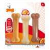 Mordedor de perro Nylabone Extreme Chew Value Pack Bacon Manteca de cacahuete Talla S Pollo Nylon (3 pcs)