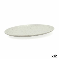 Bandeja de Aperitivos Bidasoa Ikonic Gris Plu00e1stico Melamina 20,2 x 14,4 x 1,5 cm (12 Unidades) (Pack 12x)