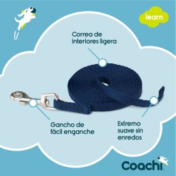 Correa para Perro Coachi Azul 2,5 m Entrenamiento