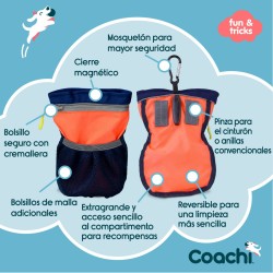 Portatodo Coachi Train & Treat Coral