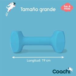 Mancuerna Coachi TRAINING DUMBBELL Azul L Plástico