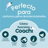 Juguete de adiestramiento Coachi CHASE & CRINKLE Azul