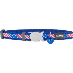 Collar para Perro Red Dingo STYLE US FLAG 15 mm x 24-36 cm