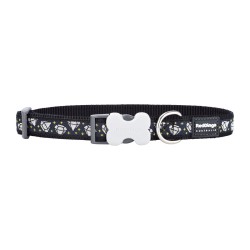 Collar para Perro Red Dingo STYLE DIAMOND Negro 41-63 cm