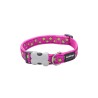 Collar para Perro Red Dingo STYLE STARS LIME ON HOT PINK 41-63 cm