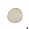 Plato Hondo Bidasoa Ikonic Ceru00e1mica Blanco (20,5 x 19,5 cm) (Pack 6x)