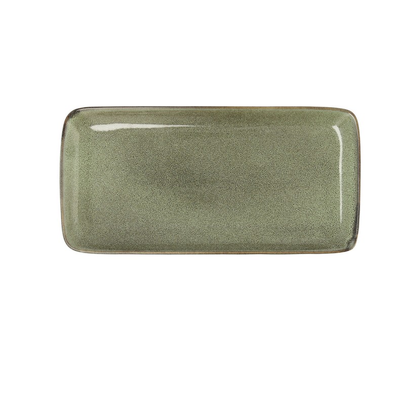 Fuente de Cocina Bidasoa Ikonic Verde Ceru00e1mica 28 x 14 cm (Pack 4x)