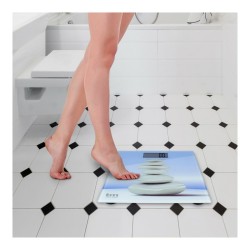 Báscula Digital de Baño TM Electron Zen Azul Slim (23 mm)