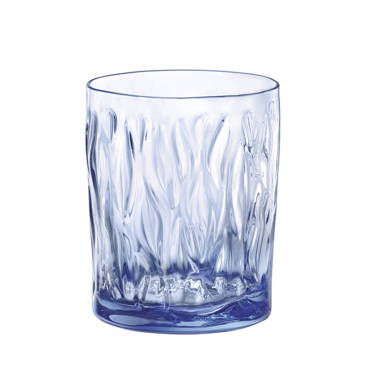 Set de Vasos Bormioli Rocco Wind Azul 6 Unidades Vidrio (300 ml)