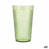 Vaso Quid Viba Verde Plu00e1stico 650 ml (12 Unidades) (Pack 12x)