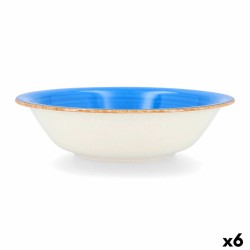 Ensaladera Quid Vita Ceru00e1mica Azul (23 cm) (Pack 6x)