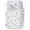 Juego de funda nórdica Roupillon Birdie 140 x 200 cm Azul 2 Piezas