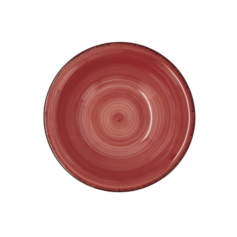 Bol Quid Vita Ceru00e1mica Rojo (18 cm) (Pack 6x)