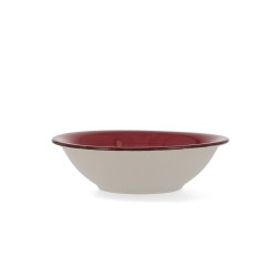 Bol Quid Vita Ceru00e1mica Rojo (18 cm) (Pack 6x)